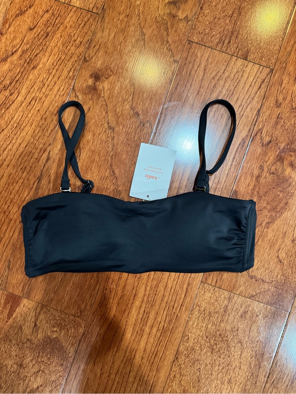 Andie Swim Bora Bora Top Black Size XS NWT